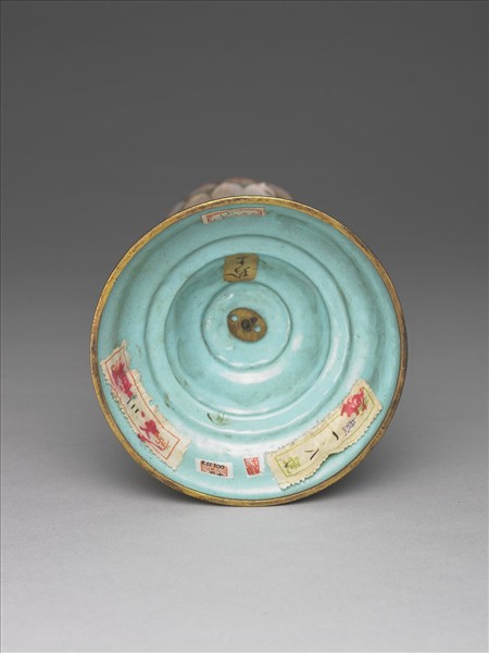 銅胎畫琺瑯五彩七政寶（玉女）