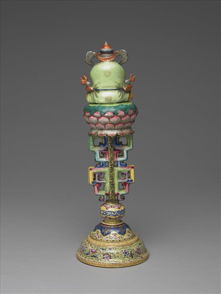 銅胎畫琺瑯五彩七政寶（財臣）