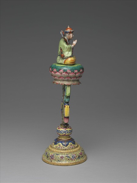 銅胎畫琺瑯五彩七政寶（財臣）