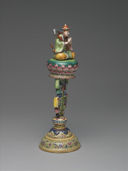 銅胎畫琺瑯五彩七政寶（財臣）