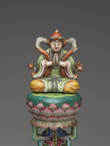 銅胎畫琺瑯五彩七政寶（財臣）