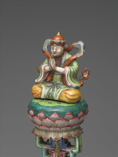 銅胎畫琺瑯五彩七政寶（財臣）