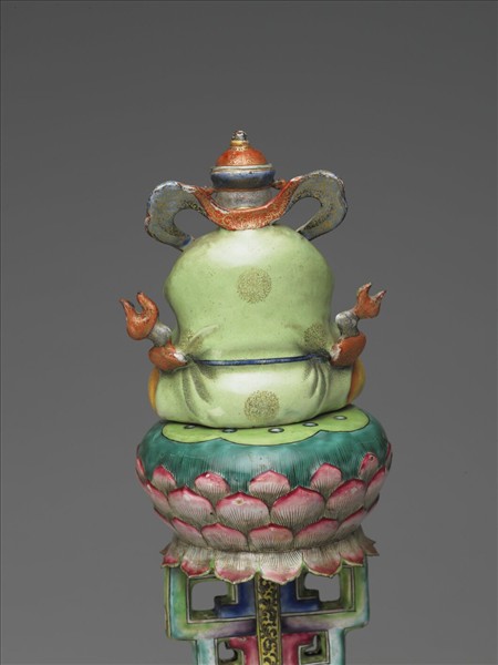 銅胎畫琺瑯五彩七政寶（財臣）