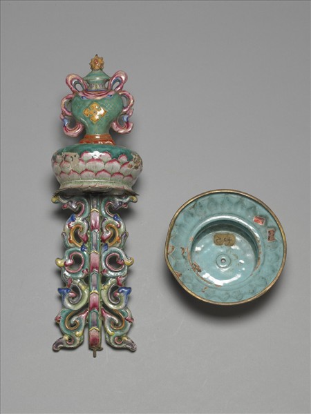 銅胎畫琺瑯五彩八寶（寶瓶）