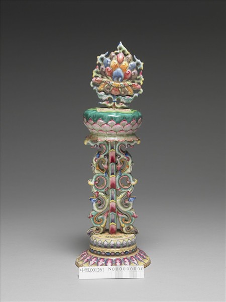 銅胎畫琺瑯五彩八寶（蓮花）