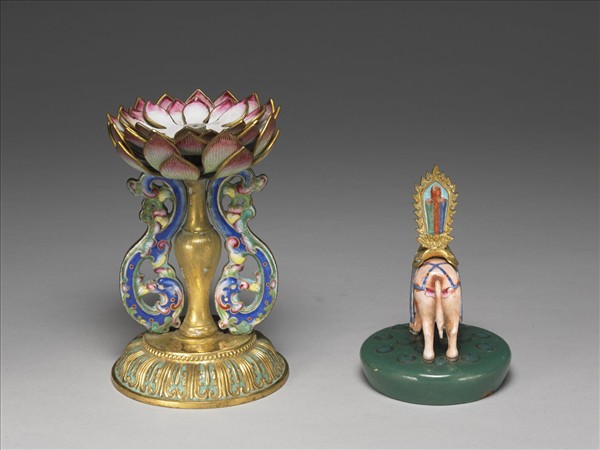 銅胎畫琺瑯五彩七政寶（寶馬）