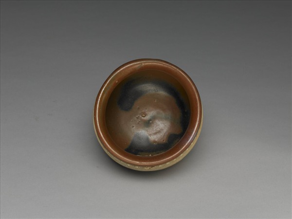 贛州窯 褐釉乳丁柳斗罐