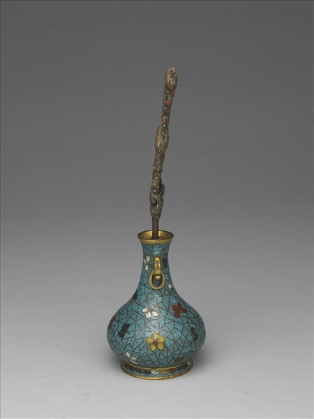 掐絲琺瑯冰梅紋瓶（五供）