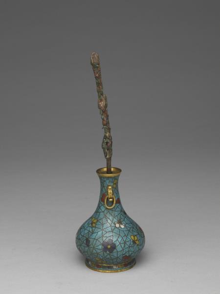 掐絲琺瑯冰梅紋瓶（五供） - 故宮