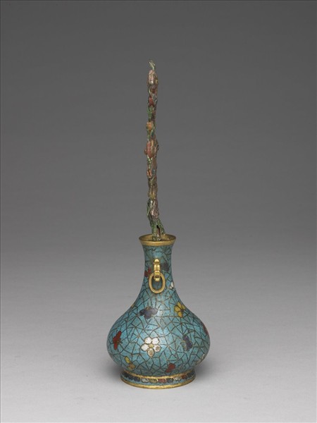 掐絲琺瑯冰梅紋瓶（五供）