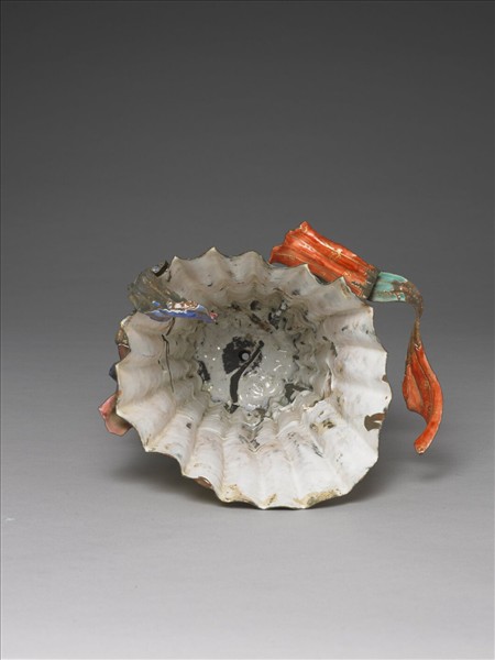 銅胎畫琺瑯番人八寶（寶傘）