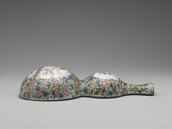 銅胎畫琺瑯轎瓶