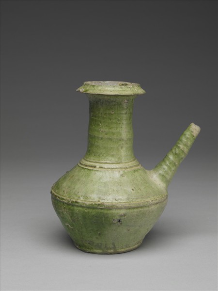 泉州磁灶窯 綠釉軍持