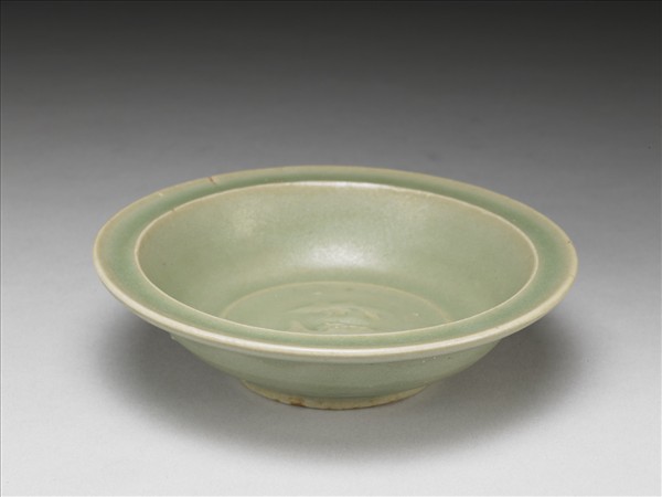 龍泉窯 青瓷雙魚紋洗