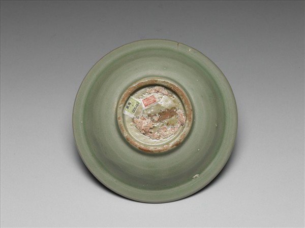 龍泉窯 青瓷雙魚紋洗