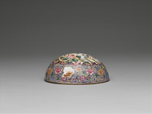 銅胎畫琺瑯轎瓶