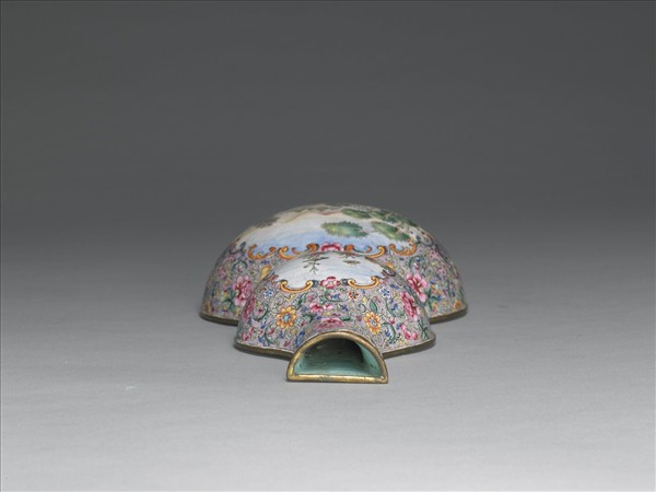 銅胎畫琺瑯轎瓶