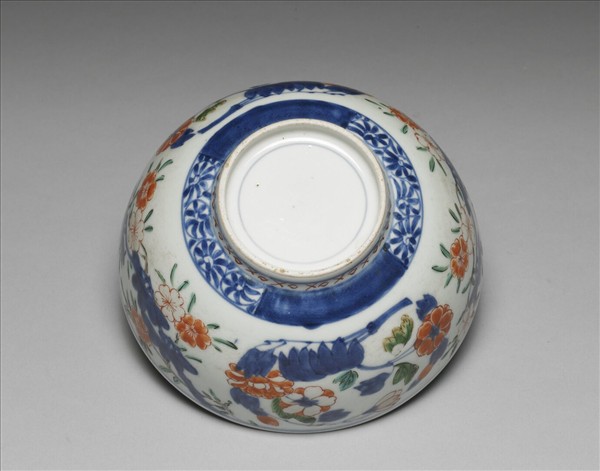 有田窯 青花五彩櫻花紋碗