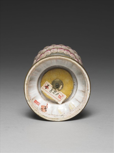 銅胎畫琺瑯五彩八寶（法輪）