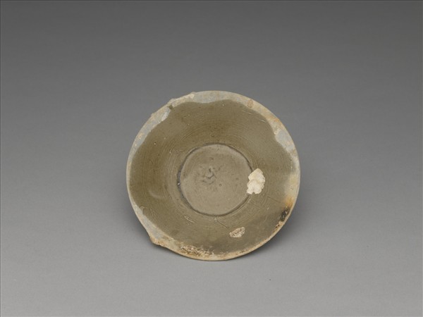 褐釉碟