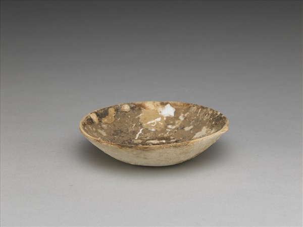 褐釉碟