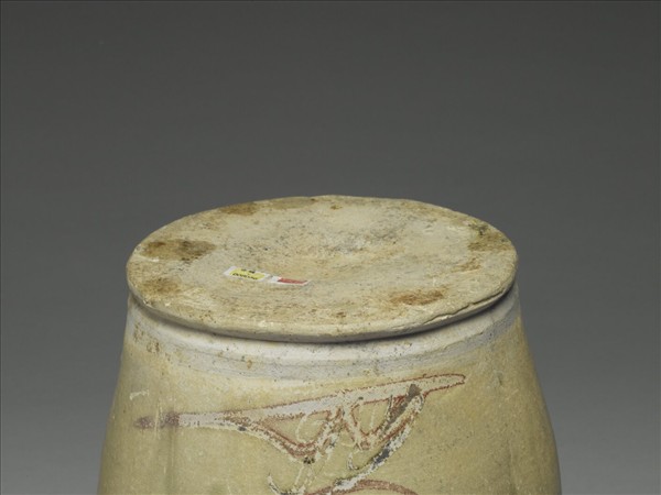 青瓷鳥紋單把壺