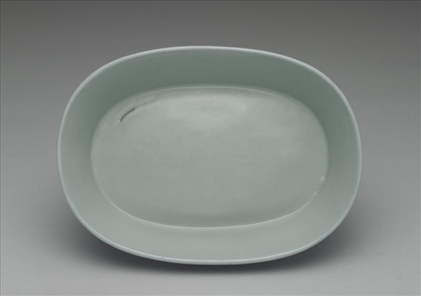 仿汝釉青瓷水仙盆