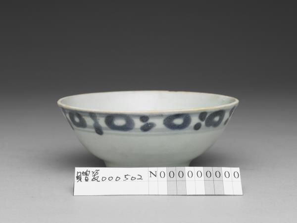 青花圈點紋碗