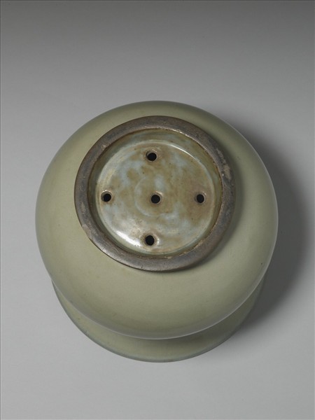 鈞窯 月白釉渣斗式花盆