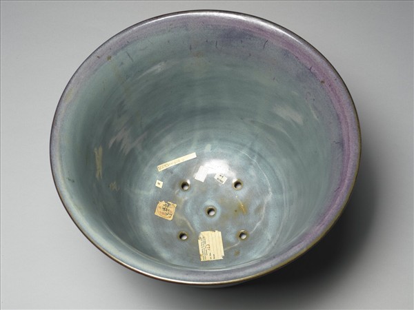 鈞窯 玫瑰紫釉花盆