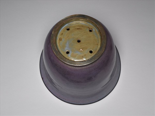 鈞窯 玫瑰紫釉花盆