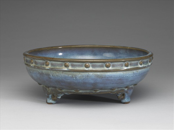 鈞窯 天藍釉鼓釘洗