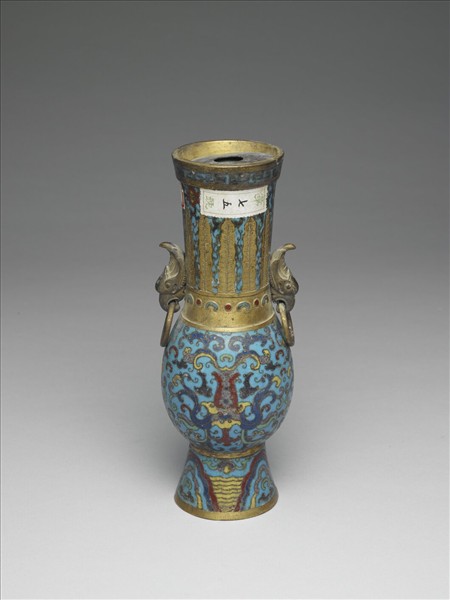 掐絲琺瑯瓶（五供）