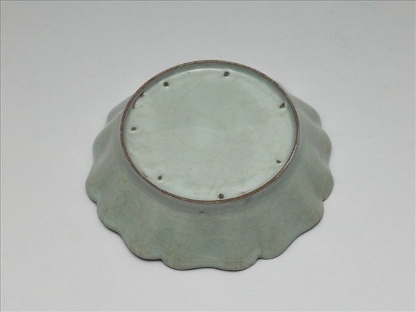 官窯 青瓷葵花式洗