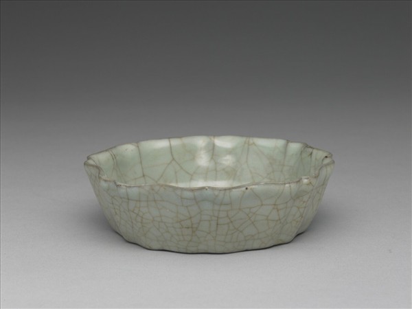 官窯 青瓷花式洗