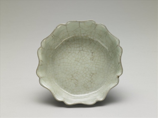 官窯 青瓷花式洗