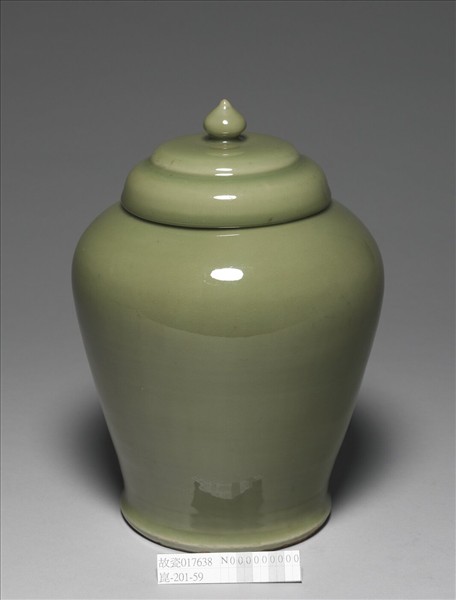 龍泉窯 青瓷蓋罐