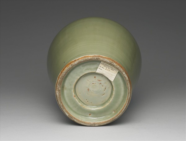 龍泉窯 青瓷蓋罐