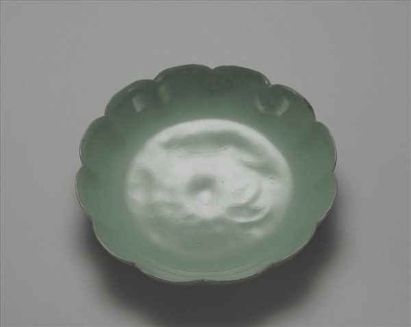 官窯 青瓷花式洗