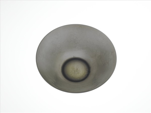 甜白番蓮八寶紋撇口小碗