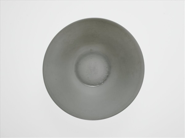 甜白番蓮八寶紋撇口小碗