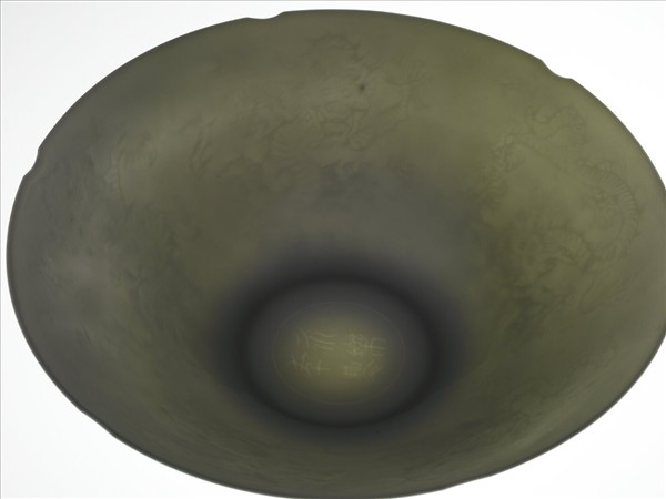 甜白五龍紋葵瓣口碗