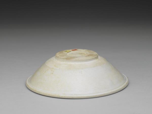 邢窯 白釉玉璧足茶碗