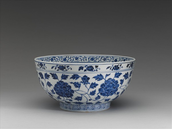 青花花果大碗