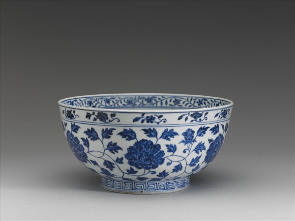 青花花果大碗