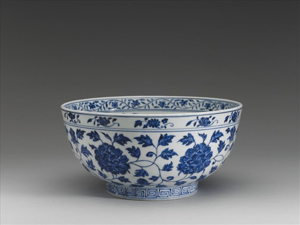 青花花果大碗