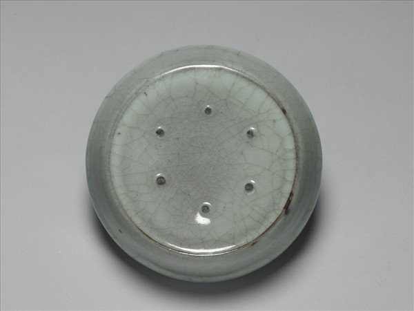 官窯 青瓷葵口洗