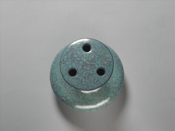 鈞釉三孔花插