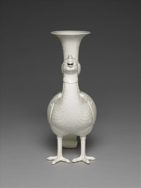  仿定瑩白天雞尊