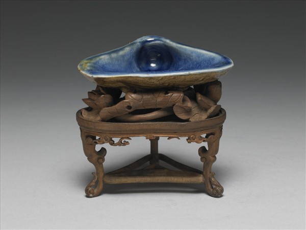 霽青蚌式小筆洗